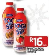  Danone Yogi Sip Low Fat Drinking Yoghurt Assorted-1kg Each