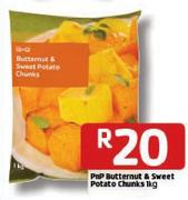 PnP Butternut & Sweet Potato Chunks-1kg