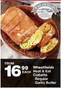 Wheatfields Heat & Eat Ciabatta Regular Garlic Butter-99