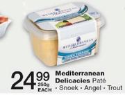Mediterranean Delicacies Pate Snoek Angel Trout-250g