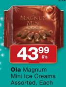Ola Magnum Mini Ice Cream Assorted-6's Pack