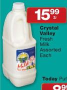 Crystal Valley Fresh Milk-2Ltr