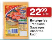 Enterprise Traditional Sausages-375gm