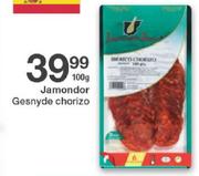 Jamondor Gesnyde Chorizo-100g