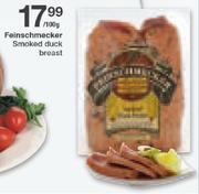 Feinschmecker Smoked Duck Breast-100g