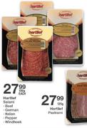 Hartlief Salami Beef/German/Italian/Pepper/Windhoek-100g Each