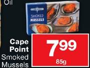 Cape Point Smoked Mussels-85g