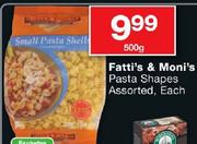 Fatti's & Moni's Pasta Shapes Assorted-500g