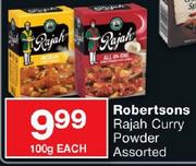 Robertsons Rajah Curry Powder Assorted-100g Each