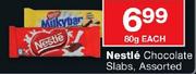 Nestle Chocolate Slabs Assorted-80g Each