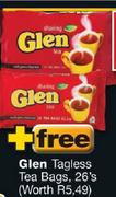 Glen Tagless Tea Bags-100's Pack