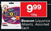 Beacon Liquorice Allsorts Assorted-150g