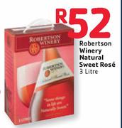 Robertson Winery-Natural Sweet Rose-3ltr