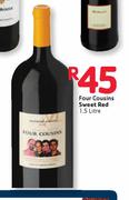 Four Cousins-Sweet Red-1.5ltr