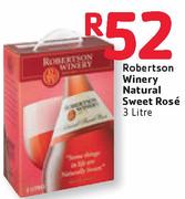 Robertson Winery Natural Sweet Rose-3L