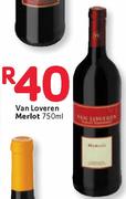 Van Loveren Merlot-750Ml