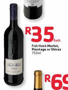 Fish Hoek Merlot,Pinotage Or Shiraz-750ml