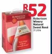 Robertson Winery Natural Sweet Rose-3Ltr