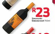 Simonsvlei Simonsrood-750ml