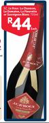 J.C.Le Roux La Chanson,Le Domaine,La Fleurette Or Sauvignon Blanc-750ml Each