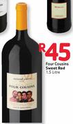 Four Cousins Sweet Red-1.5Ltr