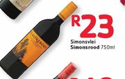 Simonsvlei Simonsrood-750ml