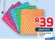 PnP General Cloth With Dots-5 Pack