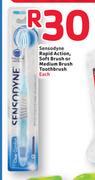 Sensodyne Rapid Action,Soft Brush Or Medium Brush Toothbrush-Each
