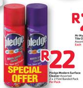 Pledge Modern Surface Cleaner Assorted Banded Pack-2 x 275ml Per Pack