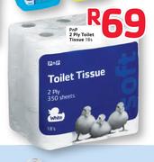 PnP 2 Ply Toilet Tissue-18's