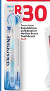 Sensodyne Rapid Action, Soft Brush Or Medium Brush Toothbrush-Each