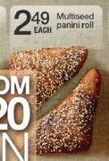 Multiseed Panini Roll-Each