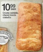 Crusty Outside Chewy Inside Ciabatta