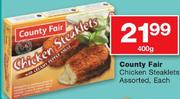 County Fair Chicken Steaklets Assorted-400G