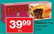 Mama's Pies Assorted-6's