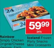 Iceland Frozen Party Snacks Mini Croissants-24's