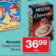 Nescafe Cappuccino Sticks-10's