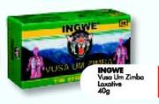 Ingwe Vusa Um Zimba  Laxative-40g