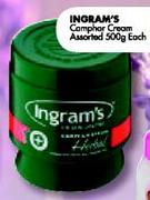 Ingram's Camphor Cream Assorted-500g each