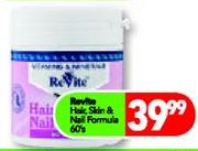 Revite Hair, Skin & Nail Formula-60's