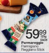 Parmareggio Parmigiano Reggiano Stick-125g Each