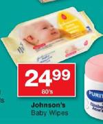 Johnson's Baby Wipes-80's