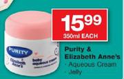 Purity & Elizabeth Anne's Aqueous Cream Jelly-350ml