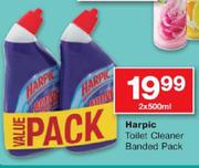 Harpic Toilet Cleaner Banded Pack-2x500ml