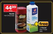 Nestle Hot Chocolate 500g+ Clover Seal Fresh Milk 1L