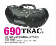 Teac CD Boombox With Bluetooth PCD995BT