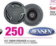 Jensen 6.5" 280W Speaker FX62SQ
