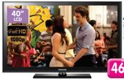 Samsung 40" (102cm) Full HD LCD Tv
