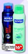 Nivea Anti-Perspirant Depdorant for Ladies/Men-150ml Each