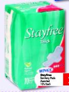 Stayfree Sanitary Pads-10's